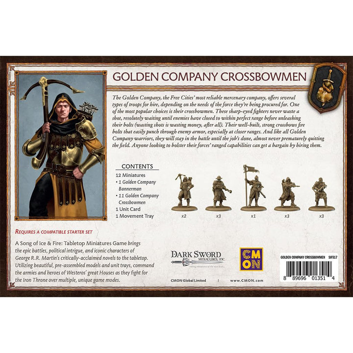 CMON | A Song of Ice & Fire – Armbrustschützen der Goldenen Kompanie | Erweiterung | Tabletop | 2 Sp