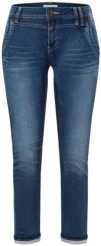 Timezone Damen Nalitz Slim Jeans 24W / 32L Blau (Blue Denim Wash 3041), 24W / 32L Blau (Blue Denim W