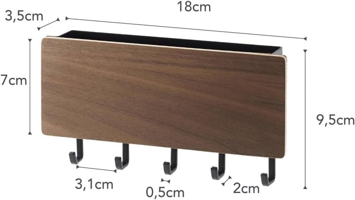 Magnetic Keyhook & Holder - Rin - brown Braun, Braun