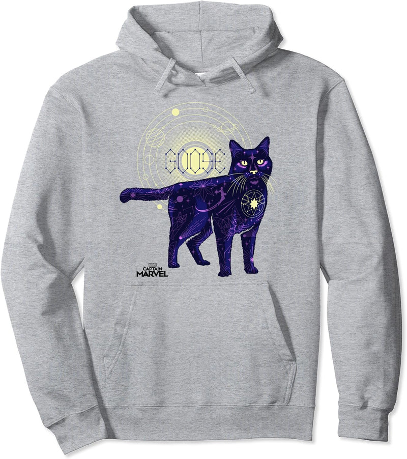 Captain Marvel Goose The Cat Constellation Fill Pullover Hoodie