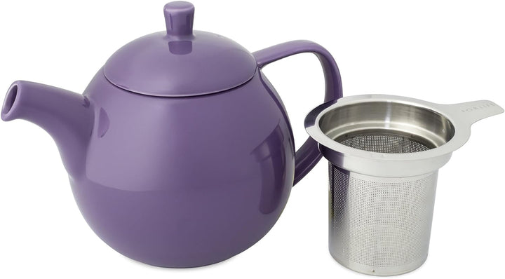 FORLIFE Curve Teekanne mit Teesieb, 680 ml, Violett, Violett