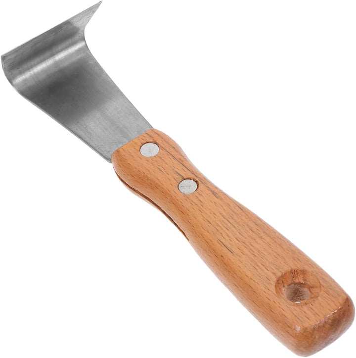 Yardwe Entrindungswerkzeug mit Holzgriff Robustes Schäleisen für Garten und Vielseitiges Handwerkzeu