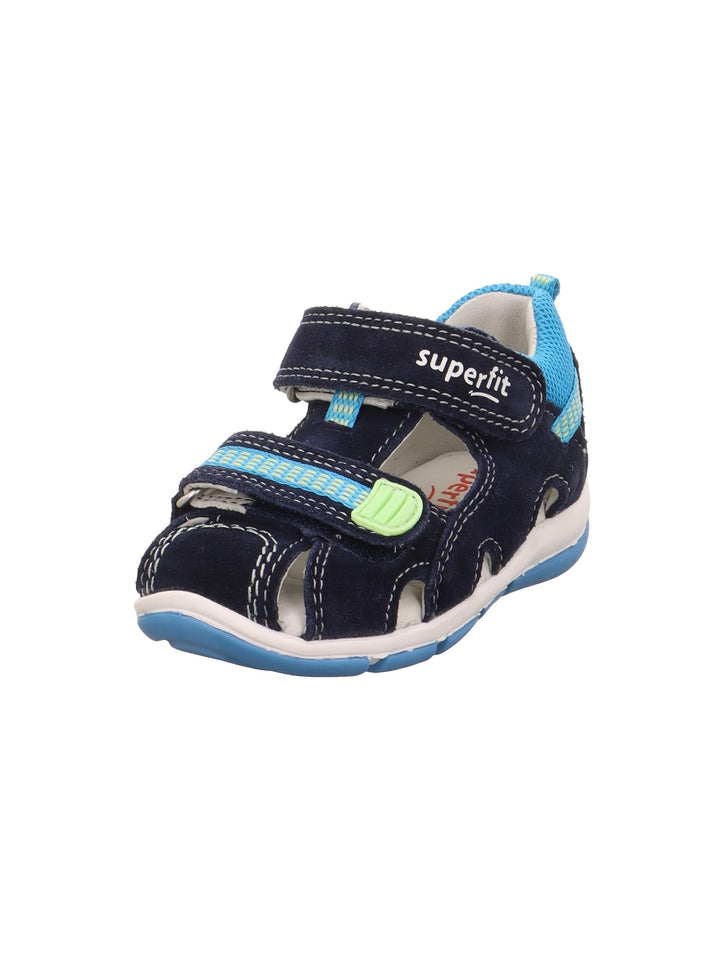 Superfit Baby Jungen Freddy Sandalen, Blau Türkis 8030