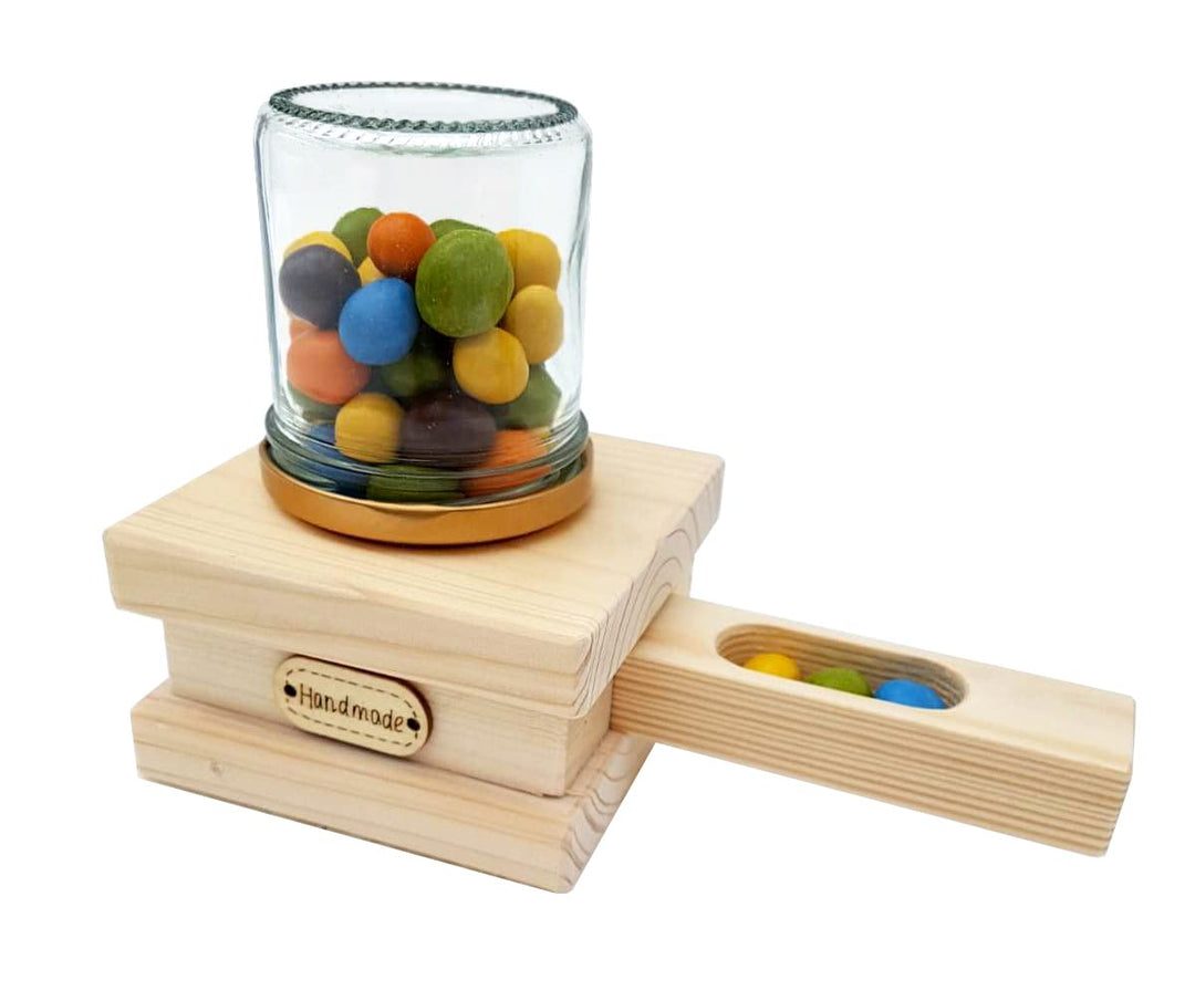 TOP- 10x Bausatz für Bonbonspender aus Holz- Kaugummiautomat- Bastelset für Kindergeburtstag- kreati