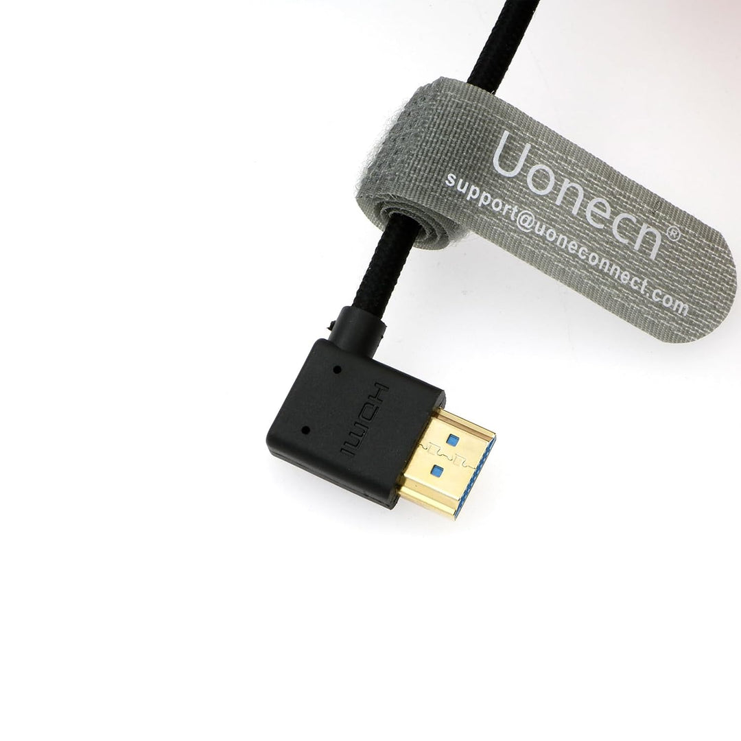 Uonecn HDMI 2.1 8K 60Hz 48Gbps High Speed Spiralkabel Kabel für Kamera &amp; Monitor, kompatibel mit Ato