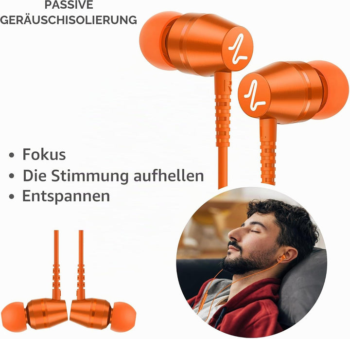 LUDOS OMNITONE USB C Kopfhörer, 5 Jahre Garantie für iPhone 16 15 Pro Max Plus Samsung Galaxy S24 S2