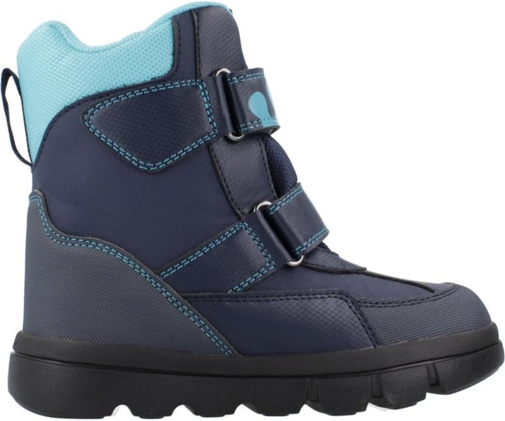 Geox Jungen J Willaboom Boy B Ab Ankle Boot 27 EU Navy Turquoise, 27 EU Navy Turquoise