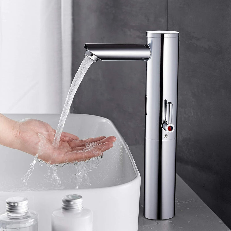 Gangang Waschbecken-Armatur mit Automatischem IR-Sensor, Sensor-Wasserhahn,Automatischer Wasserhahn,