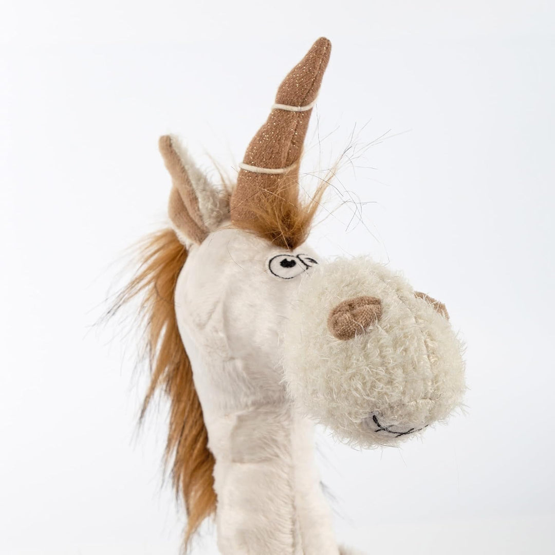 SIGIKID 38488 Uni Que L Beasts Town Kinder und Erwachsene Kuscheltier empfohlen ab 3 Jahren weiss, g