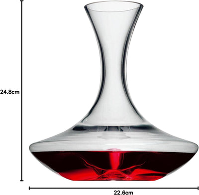 WMF Weindekanter mit Hohlboden 1,5l, Höhe 24,6 x 22,7 x 22,6, Glas, Dekantierflasche für Rotwein, We