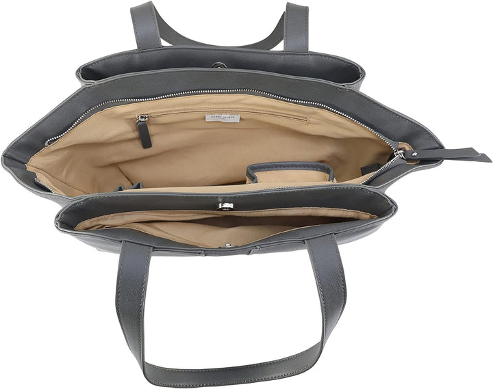 Gerry Weber - soft mix shopper lhz Grau 33,00x23,00x10,00 cm Farbe:grau / Material:polyester,pu, 33,