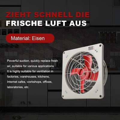 Lfhelper 12 300mm Explosionsgeschützter Lüfter Abluftventilator Auspufflüfter Rohrlüfter Flow Rohrle