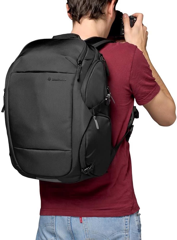 Manfrotto Advanced Travel III Fotorucksack für Kamera und Laptop, Tasche für Spiegelreflexkamera mit