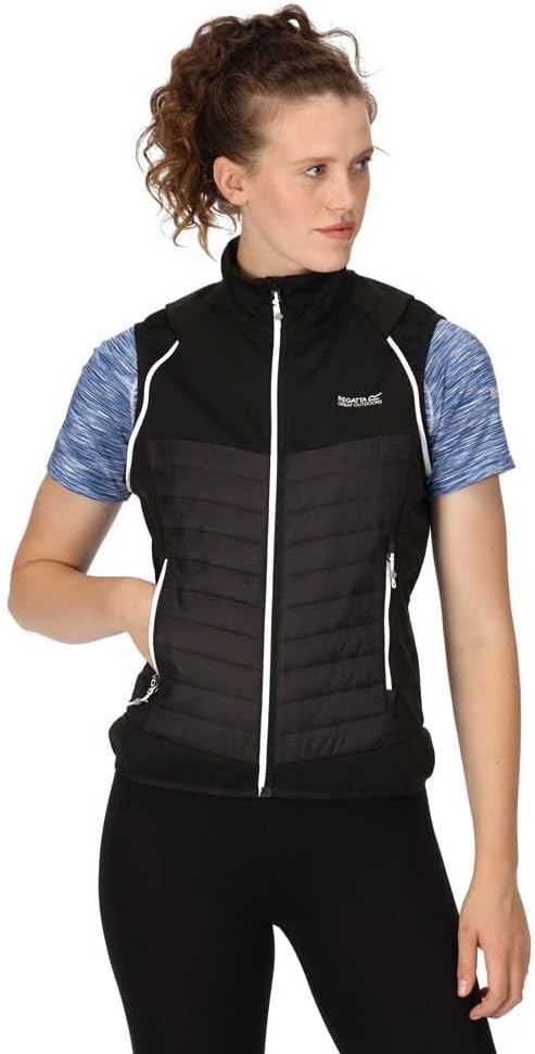 Regatta Steren Hybrid-Jacke für Damen 34 Schwarz, 34 Schwarz