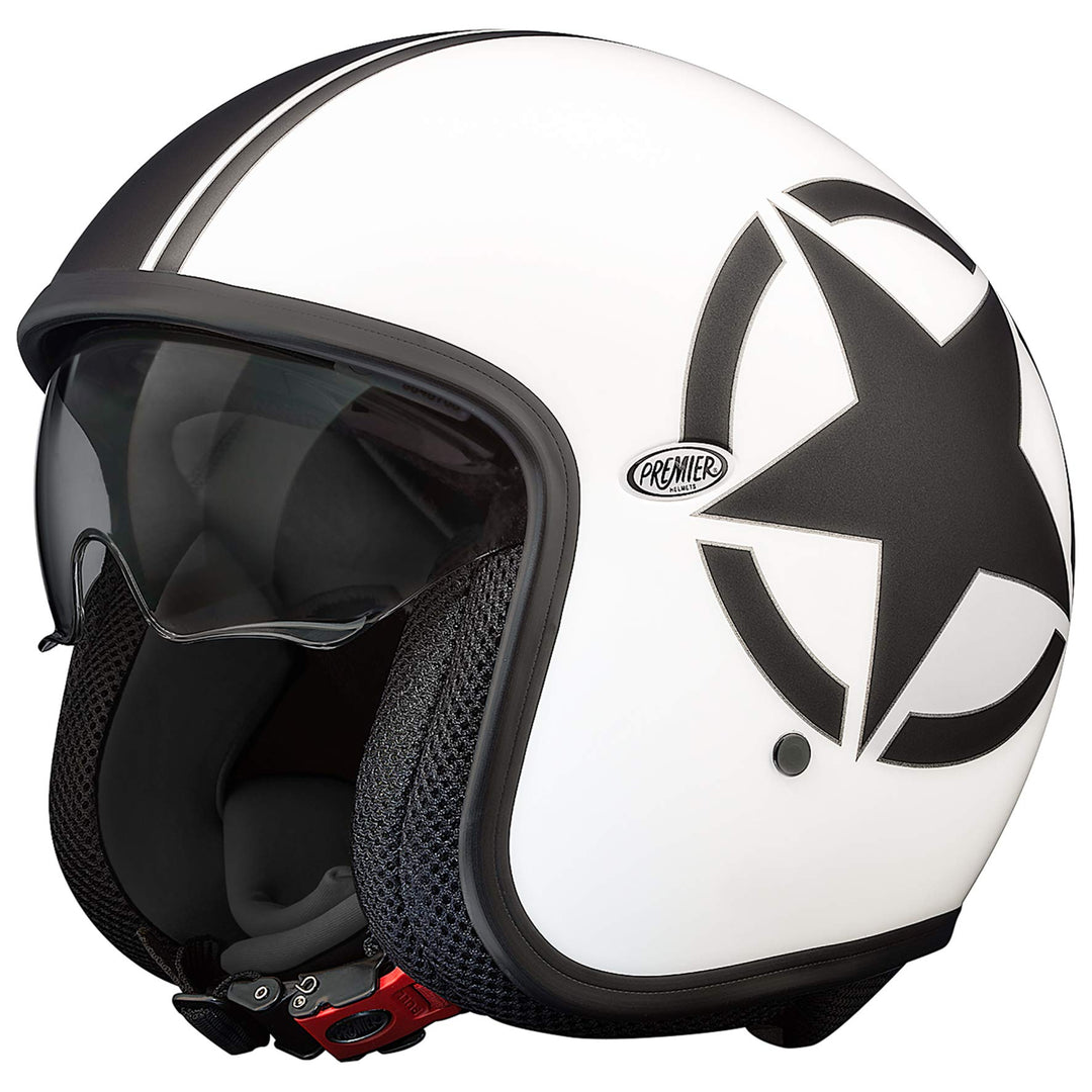 Premier Vintage Evo Star 8 Helm L WEISS/SCHWARZ, L WEISS/SCHWARZ