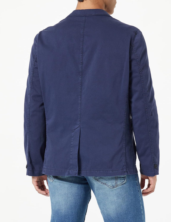 camel active Herren Lässiger Blazer, Night Blue