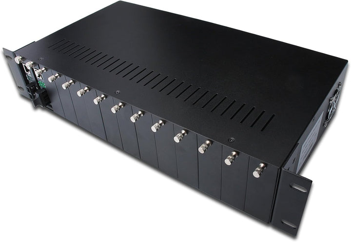 DIGITUS Medienkonverter - 19-Zoll Rack Einbau-Chassis - 2HE - 14 Slots - Für DIGITUS DN-82x1x, DN-82