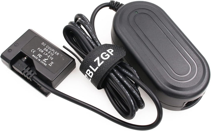 ZBLZGP LP-E10 Dummy Akku AC Adapter für Canon EOS Rebel T3 T5 T6 1100D 1100DKISB 1200D 1300D