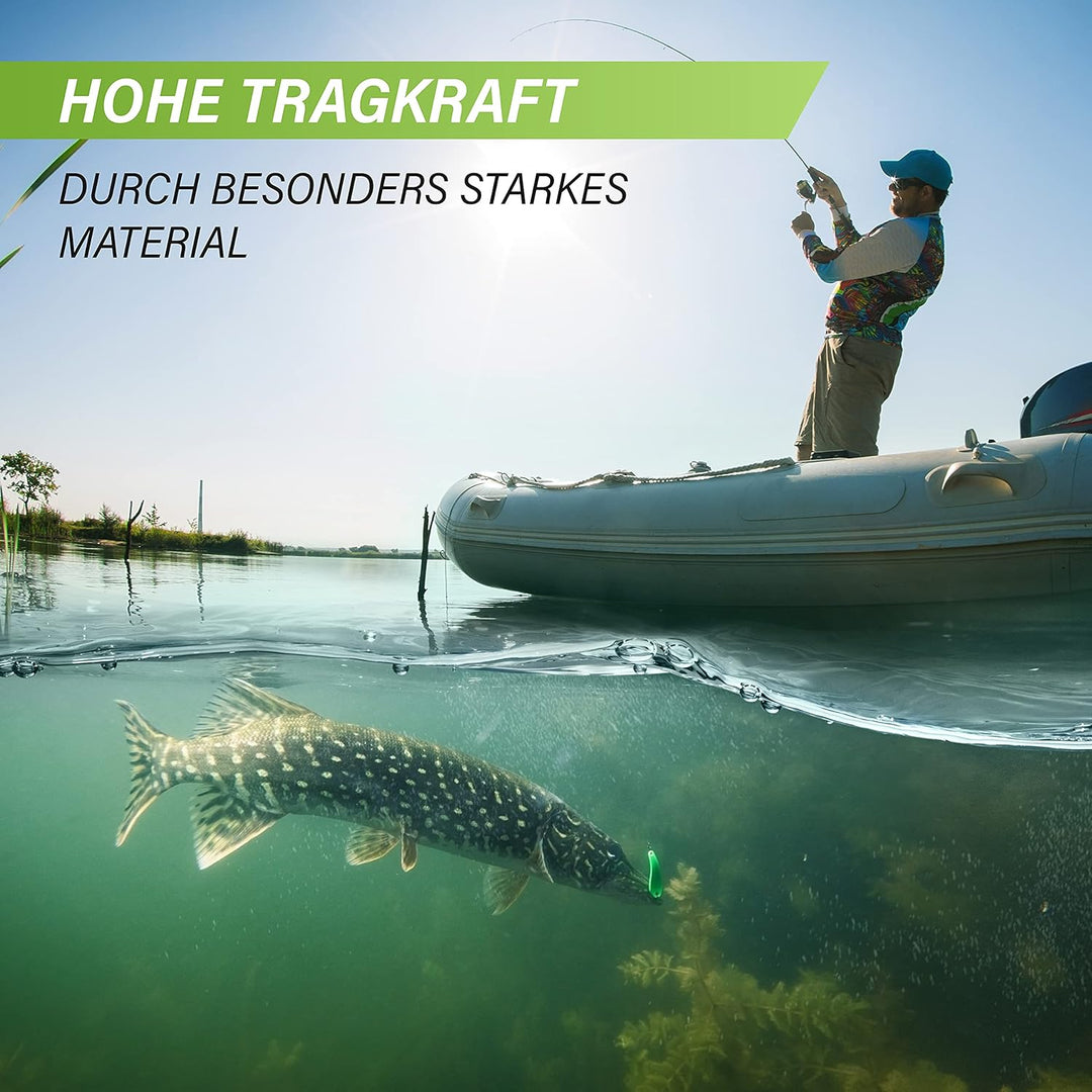 Frambay Geflochtene Angelschnur mit starker 4-Fach Flechtung I Angelschnur geflochten und flexibel I