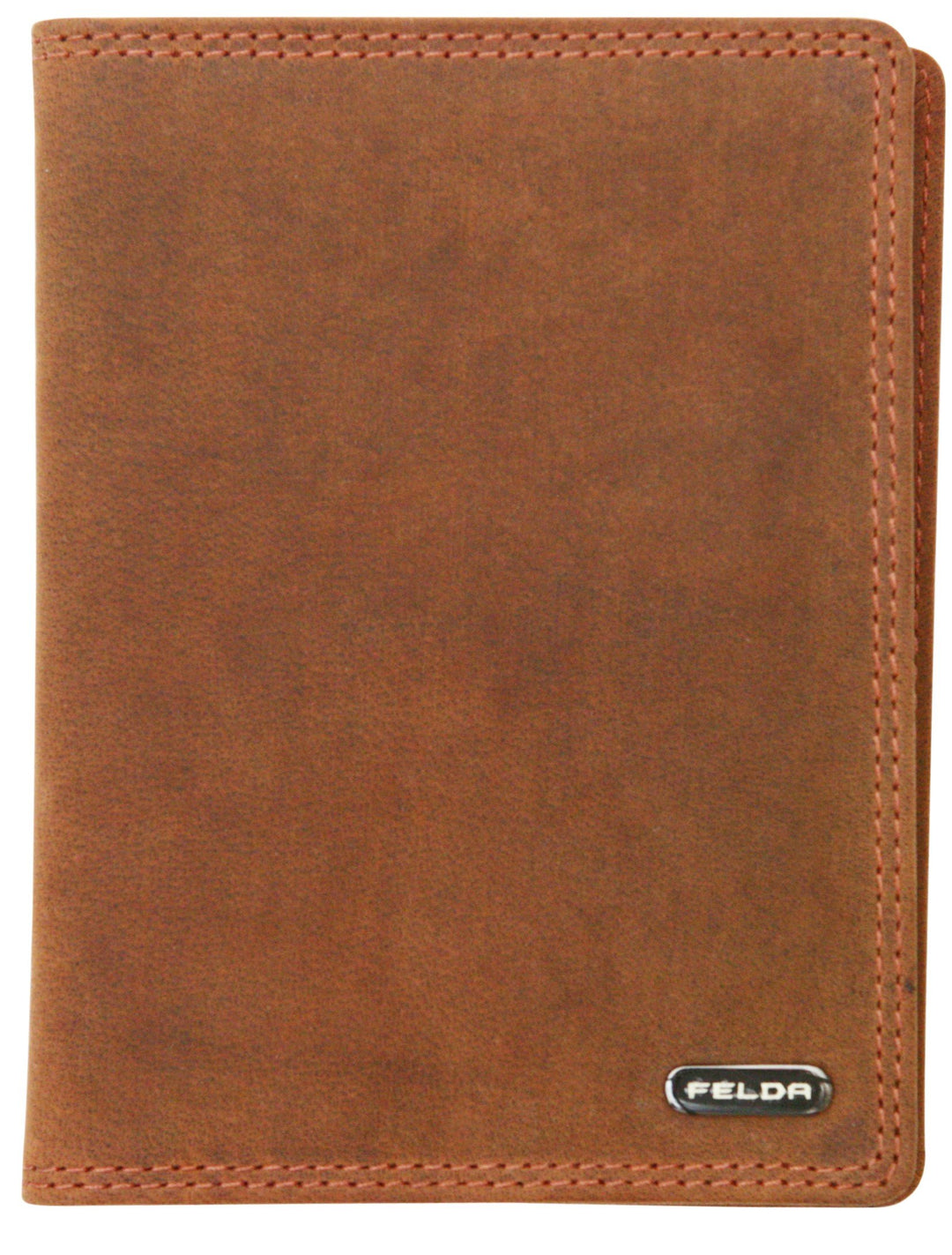 FELDA - Reisepasshülle aus Leder - Bordkartenfach & RFID-Blocker - in Geschenkschachtel