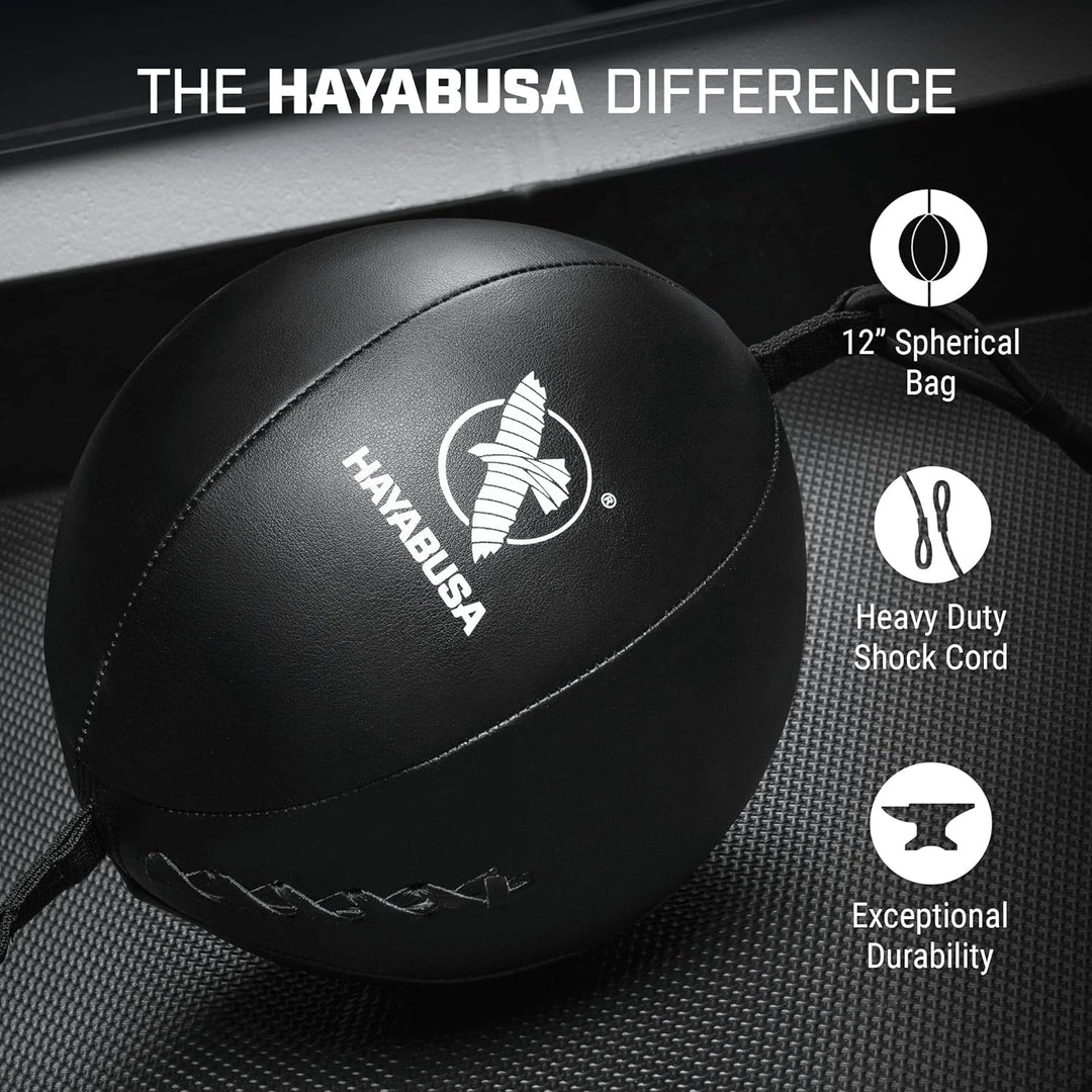 Hayabusa Klassische Kugel, doppelseitig, 30,5 cm, Schwarz