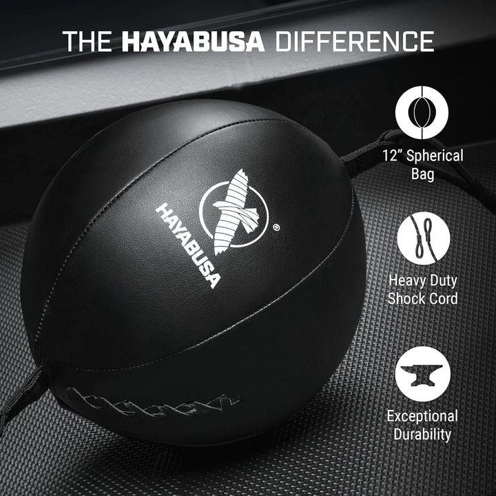 Hayabusa Klassische Kugel, doppelseitig, 30,5 cm, Schwarz
