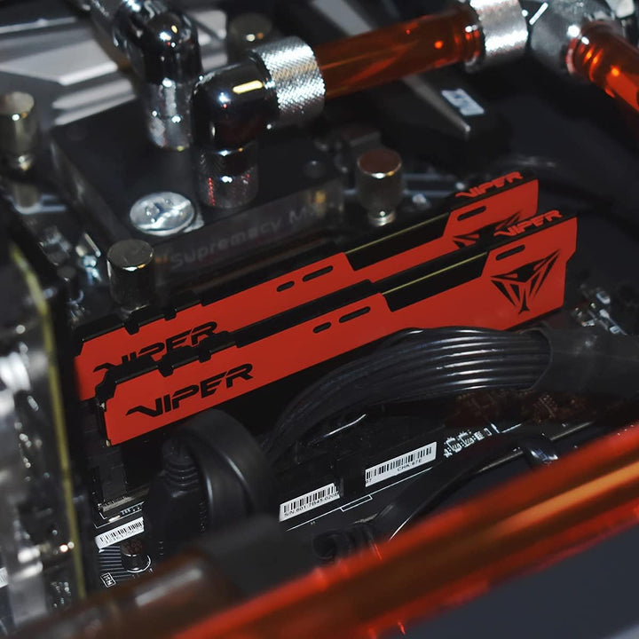 Patriot Memory Viper Elite II DDR4 32GB (2x16GB) 3200MHz Gaming Arbeitsspeicher KIT Schwarz/Rot