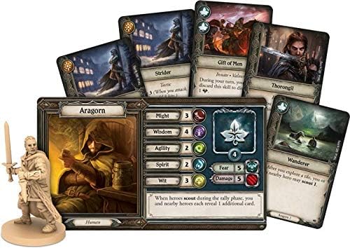 Fantasy Flight Games , Lord of the Rings: Journeys in Middle-Earth , Board Game , Ages 14+ , 1-5 Pla