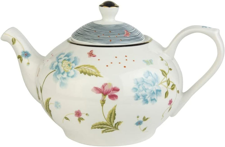 Laura Ashley Heritage Collectables Teekanne Elvenen White 1,6 Liter Porzellan Heritage Teekanne Elve