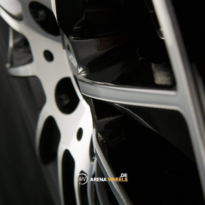 GMP Italia STELLAR 8,5x20 LK 5x112 Black polished Audi,Mercedes