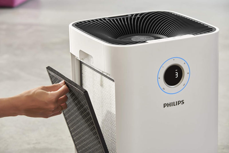 Philips Luftreiniger Connected AC5659/10 (für Allergiker, bis zu 130m², CADR 500m³/h, AeraSense Sens
