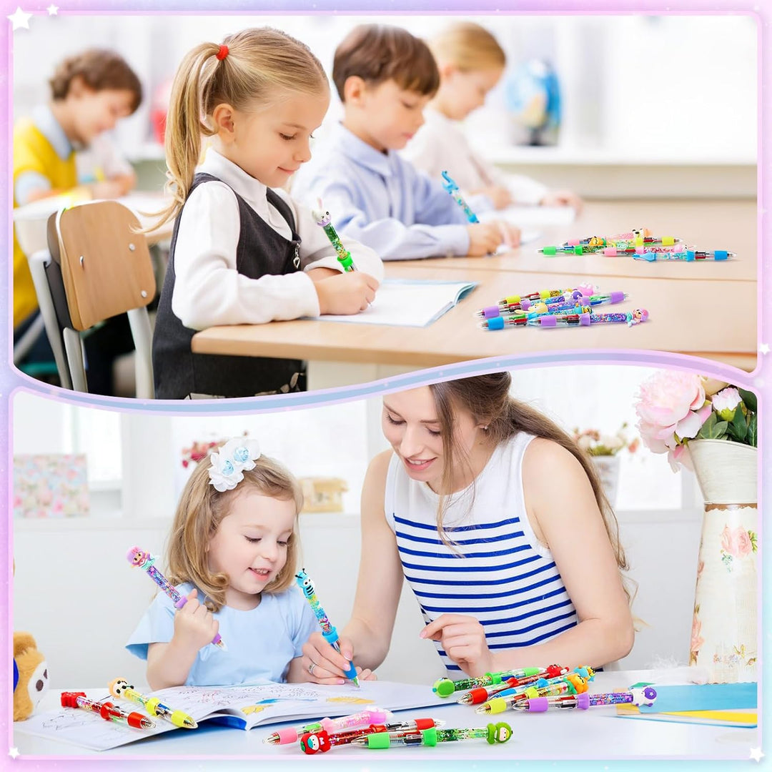 Stifte Selber Machen Set Kinder, 20 Stück DIY Personalisierte Stifte Bastelset Kinder mit 4 Farben u