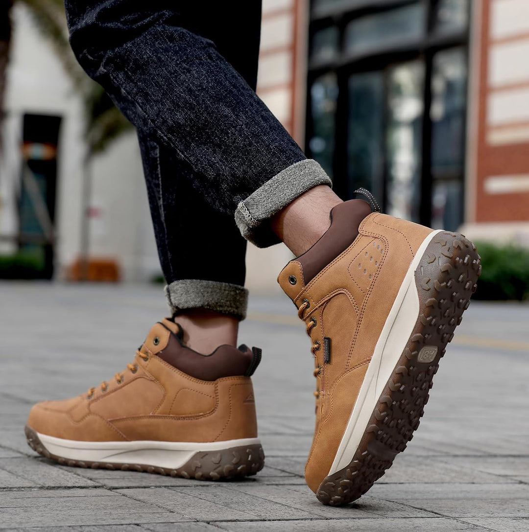 ARRIGO BELLO Winterschuhe Herren Warm Gefüttert Mid Schneestiefel Winterstiefel Rutschfeste Trekking