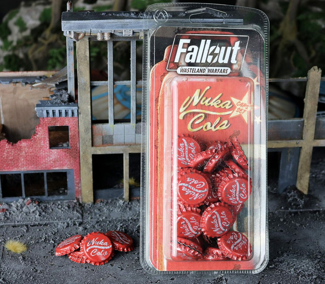Modiphius Entertainment Fallout: Wasteland Warfare - Nuka Cola Caps Set - EN