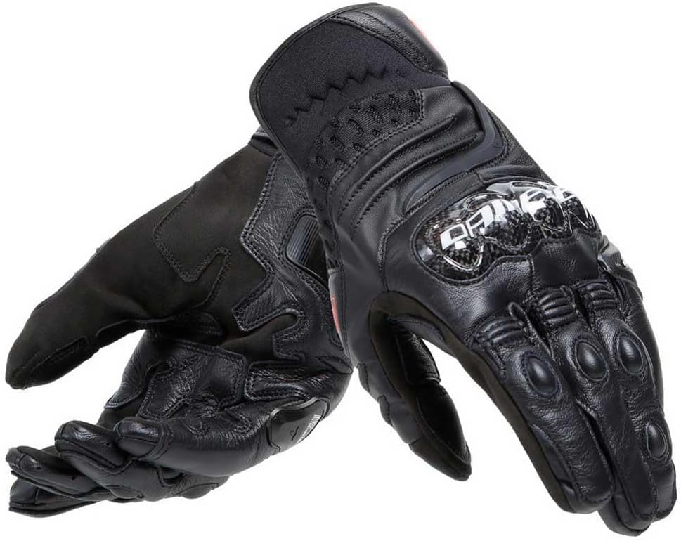 Dainese Carbon 4 Short Motorradhandschuhe L BLACK/BLACK, L BLACK/BLACK