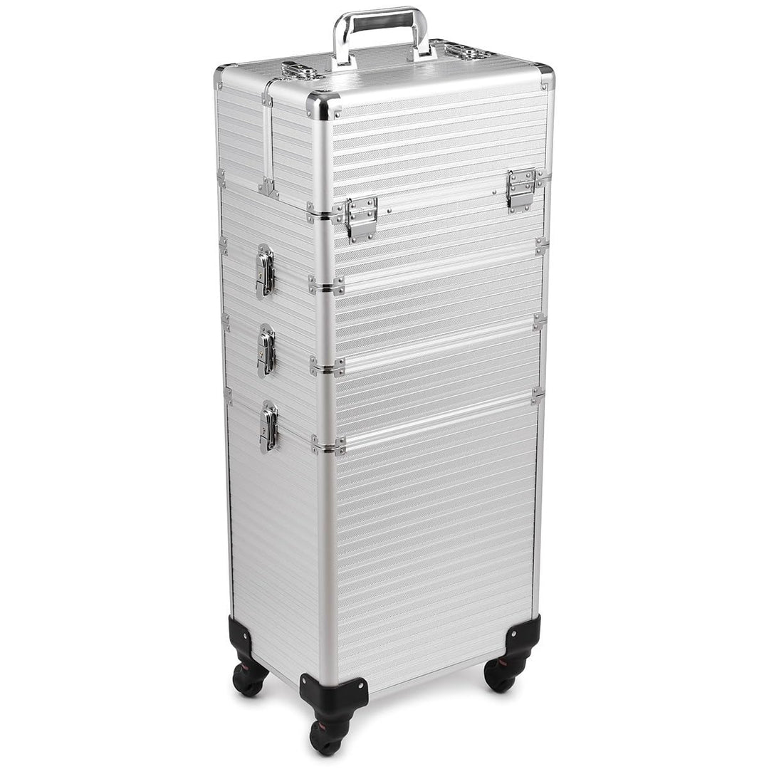 Kosmetikkoffer Schminkkoffer Beauty Make-up Case Multikoffer professioneller Make-up Rollkoffer Orga