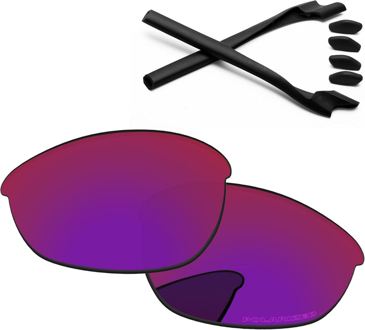 PapaViva Ersatzlinsen & Gummi-Kits für for Oakley Half Jacket 2.0 Mitternachtssonne - Polarisiert