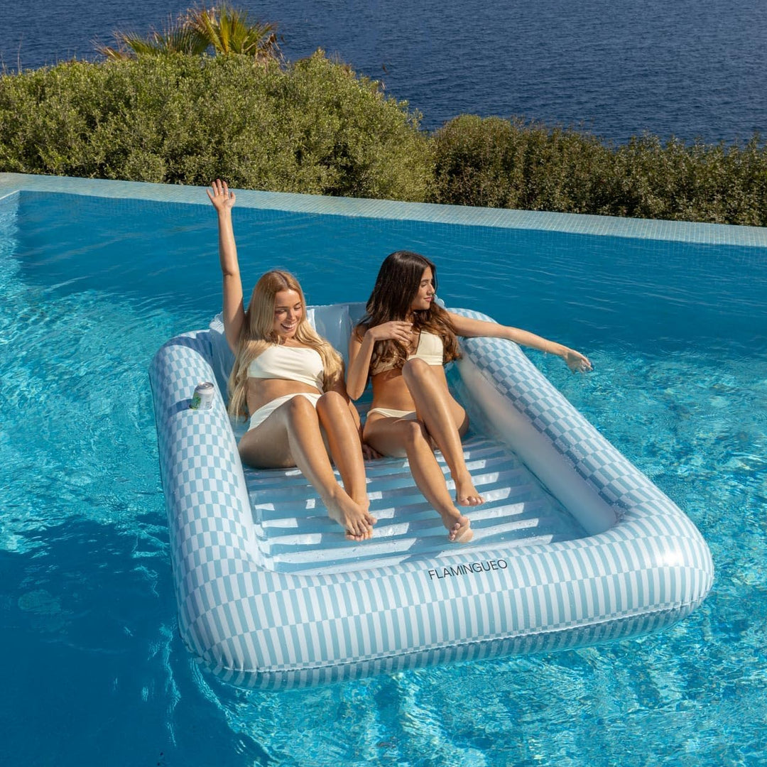 Flamingueo Luftmatratze Pool - Wassermatratze, Schwimmmatratze, Luftmatratze Strand, Wasserhängematt
