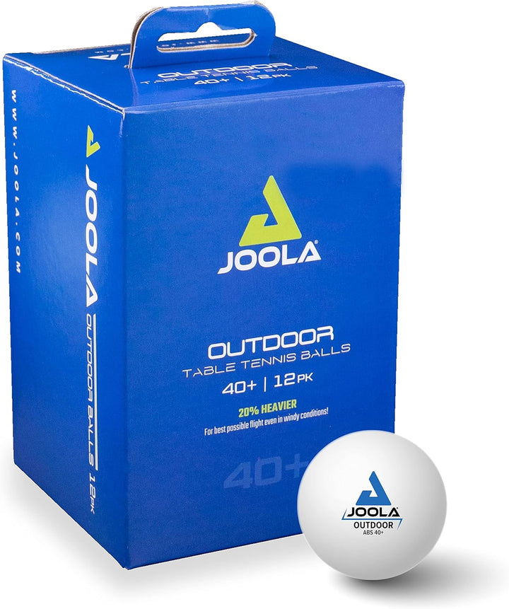 JOOLA Tischtennis Set Duo Carbon 2 Tischtennisschläger + 3 Tischtennisbälle + Tischtennishülle, rot/