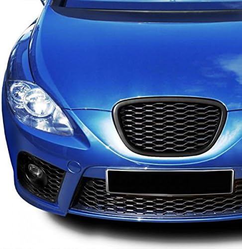 Waben- Gitter- Kühler- Sport- Front- Rippen- Grill ohne Emblem Schwarz Eintragungsfrei