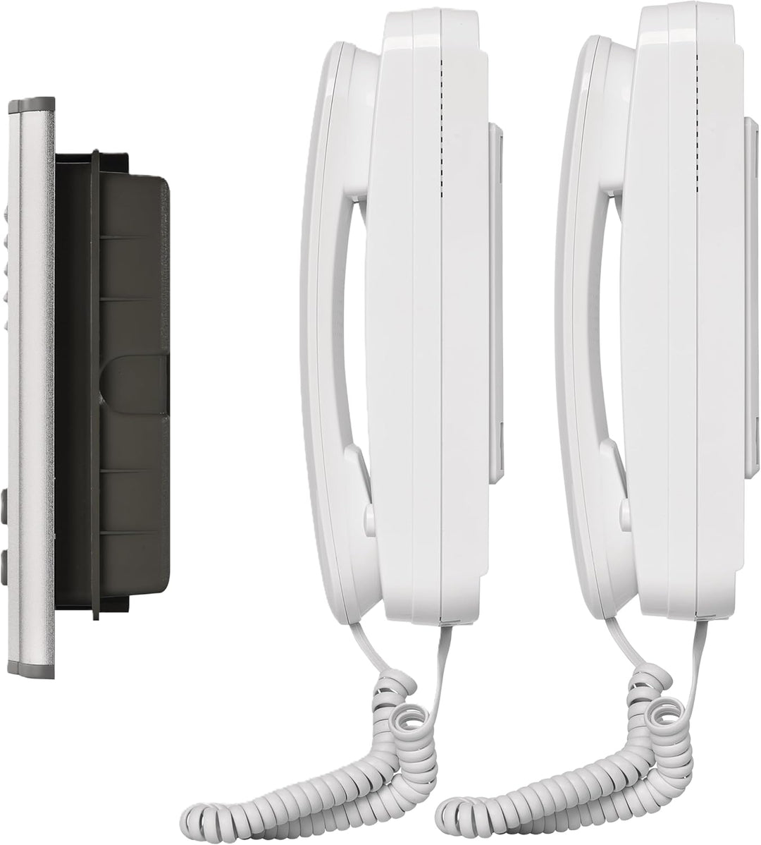 EMOS Audio-Türsprechanlage Set für Zwei Teilnehmer, zur Aufputzmontage, Elegantes Design, Gegensprec