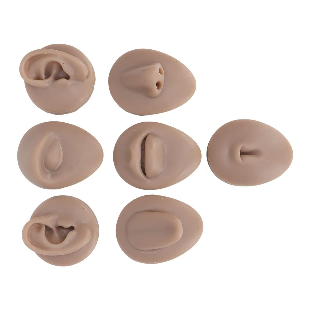 Weiches Silikon, Flexibles Modell, Körperteil-Display-Set, Body-Piercing-Übungsmodell, Simulation, O