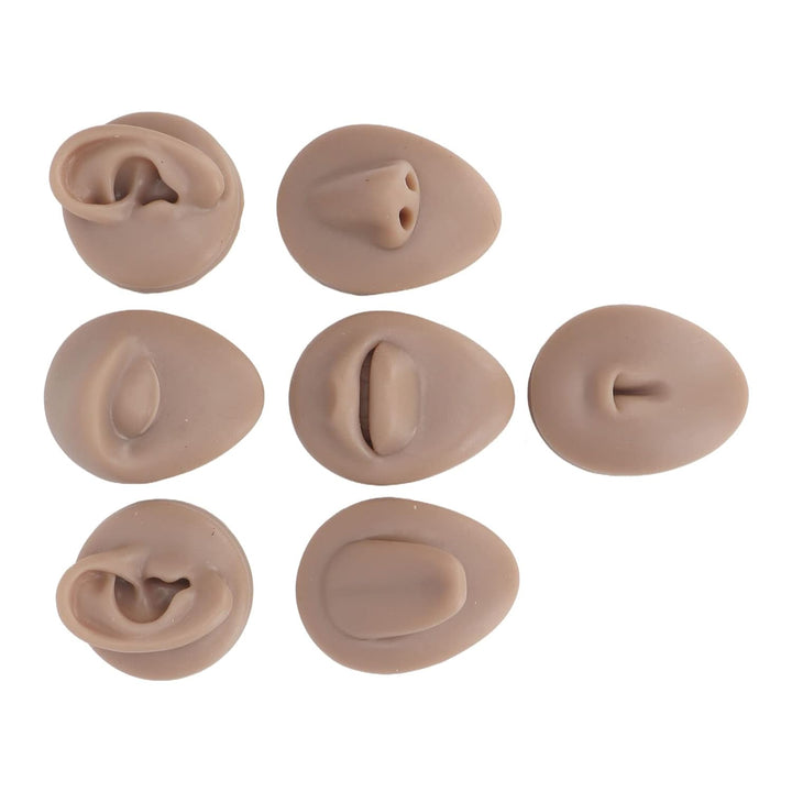 Weiches Silikon, Flexibles Modell, Körperteil-Display-Set, Body-Piercing-Übungsmodell, Simulation, O