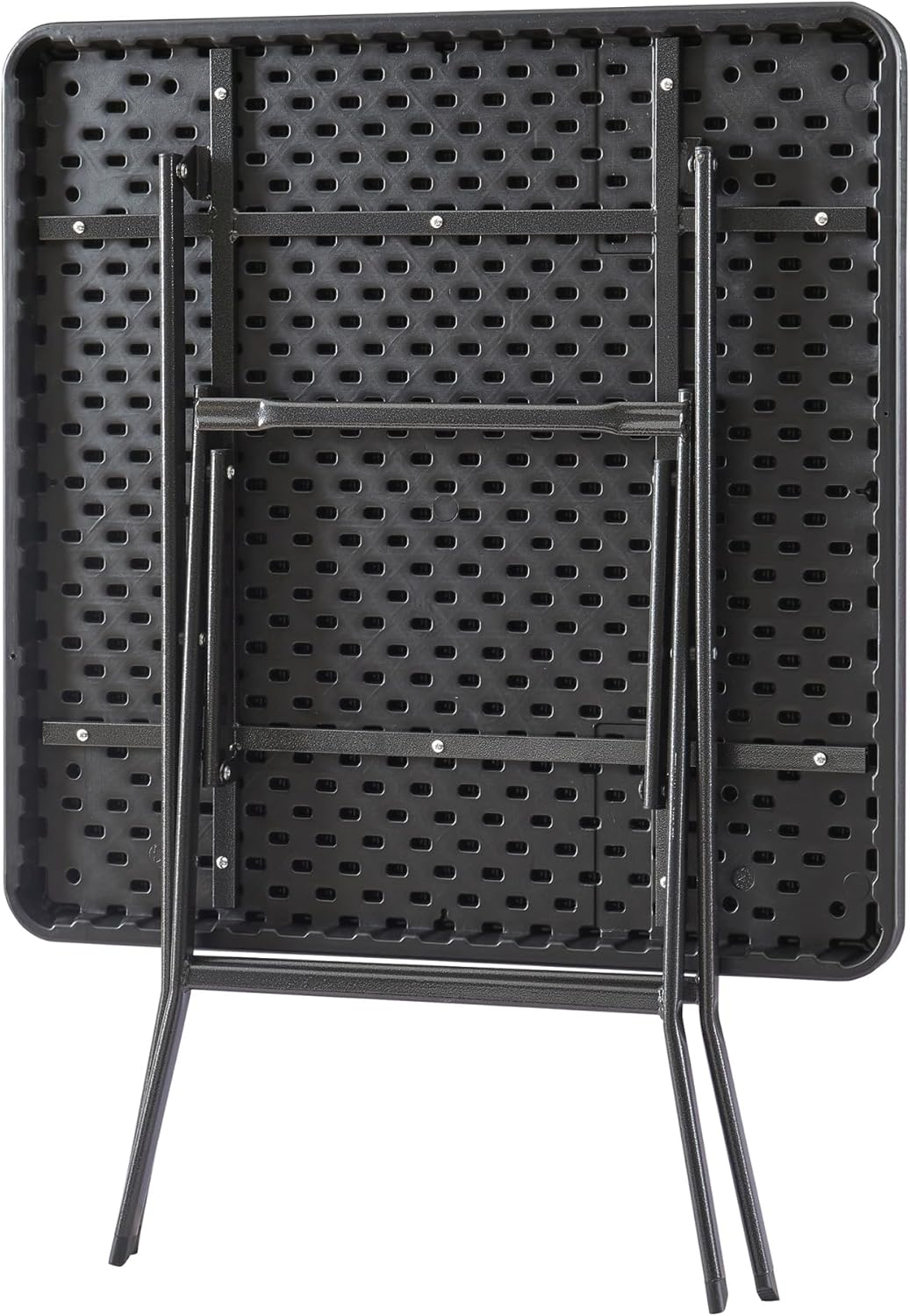 [en.casa] Klapptisch Mark Gartentisch Campingtisch klappbar 78 x 78 x 74 cm quadratisch Picknicktisc