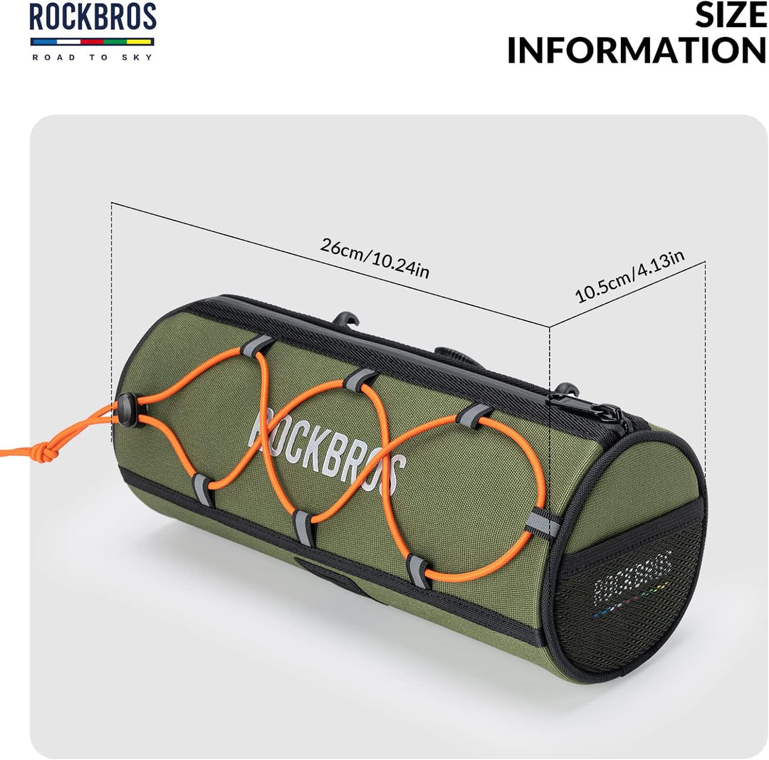 ROCKBROS Road-to-Sky Fahrrad Lenkertasche Fahrradtasche Lenker Vordertasche 1,5L Wasserabweisend Ref
