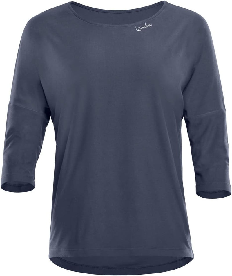 WINSHAPE Damen Damen Functional Light and Soft ¾-arm Top Dt111ls Yoga-Shirt S Anthrazit, S Anthrazit