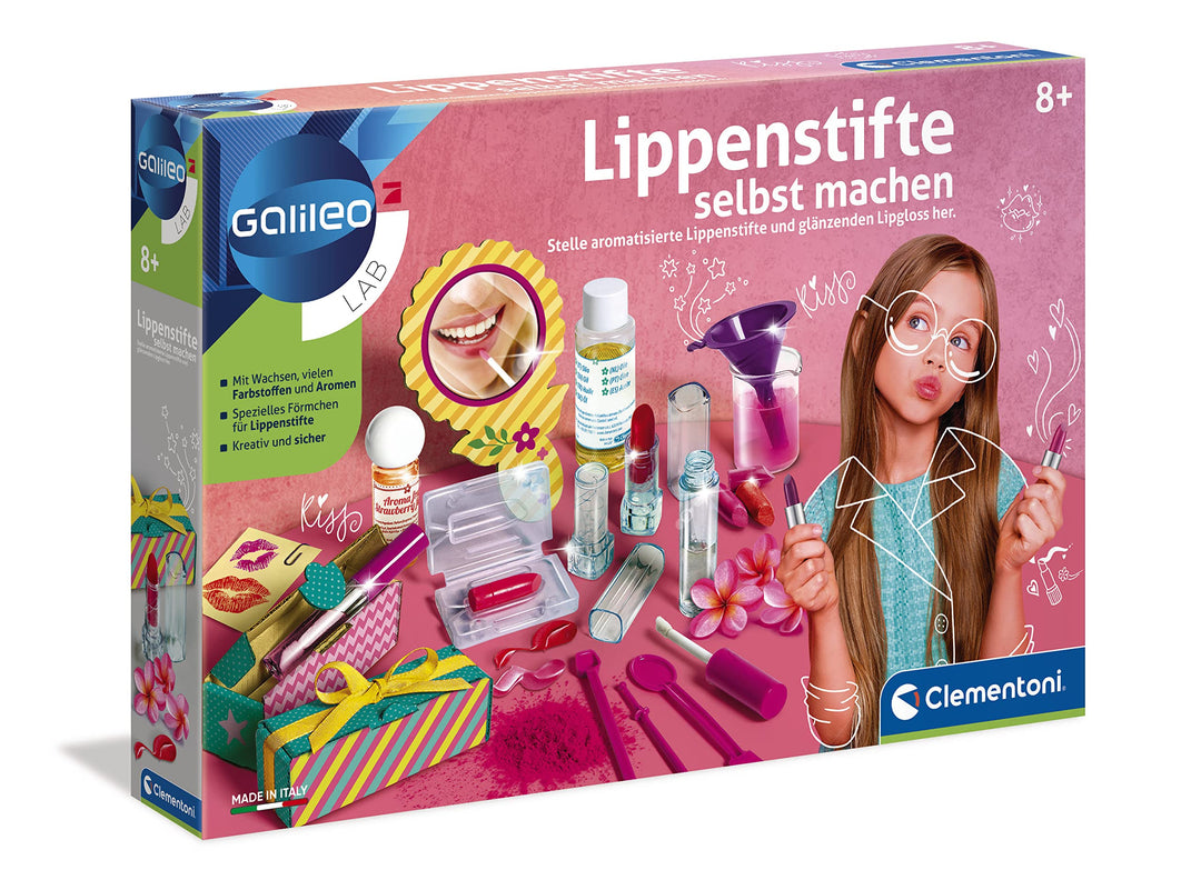 Galileo Lab – Lippenstifte selbst machen, Experimentierkasten für Beauty-Fans, duftende Lippenpflege