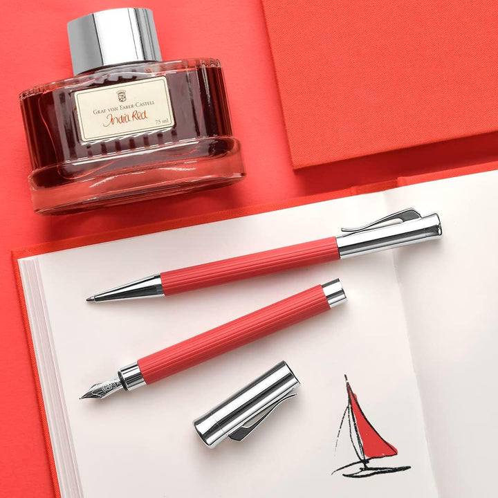 Graf von Faber Castell 141586 Kugelschreiber Tamitio India Red