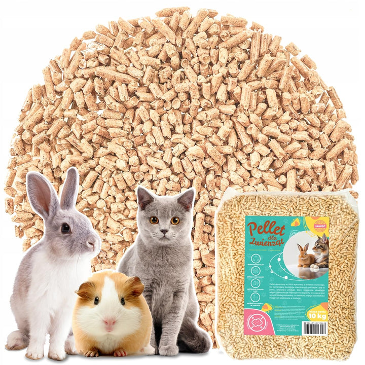 Katzenstreu Pellets | Holzpellets 100% reines Kiefernholz, pflanzliche nicht klumpende Streu für Kat