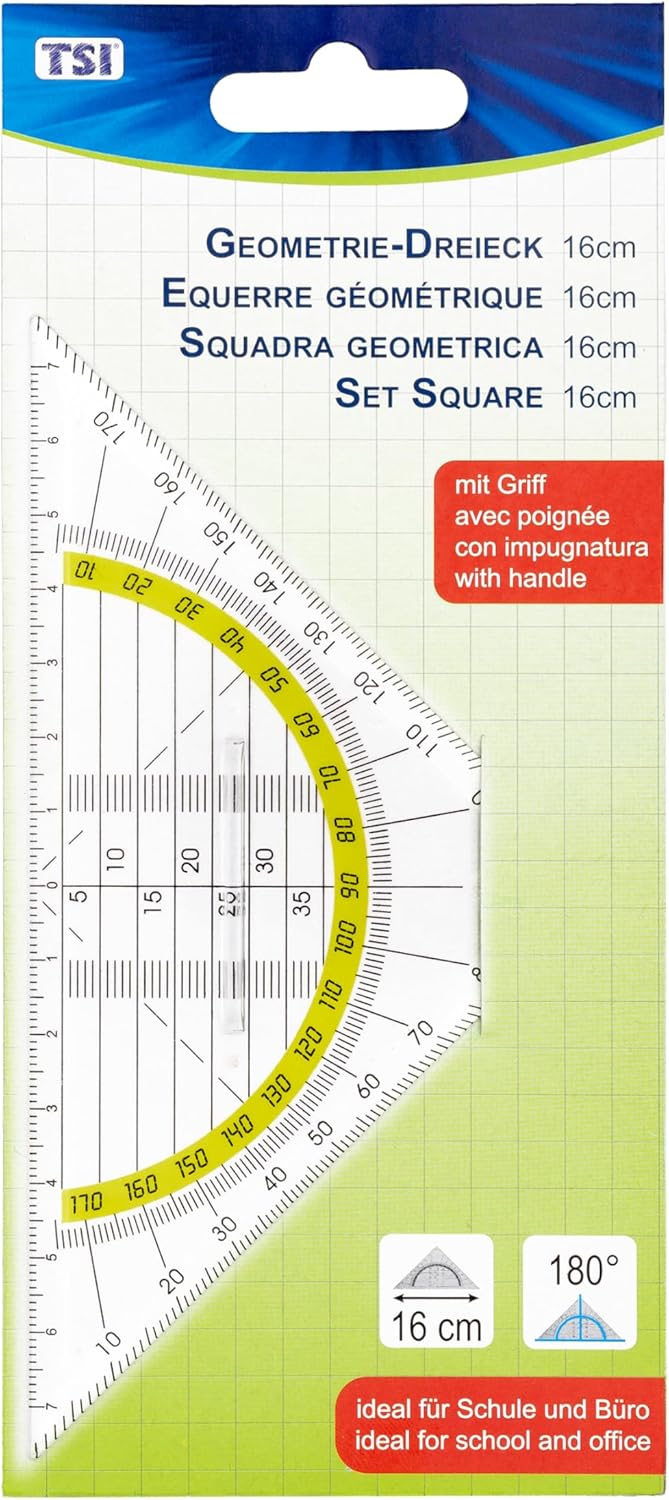 Faber-Castell 174340 - Schnellverstell Zirkel, Factory, blau, 1 Stück Schnellverstell Zirkel + Geodr